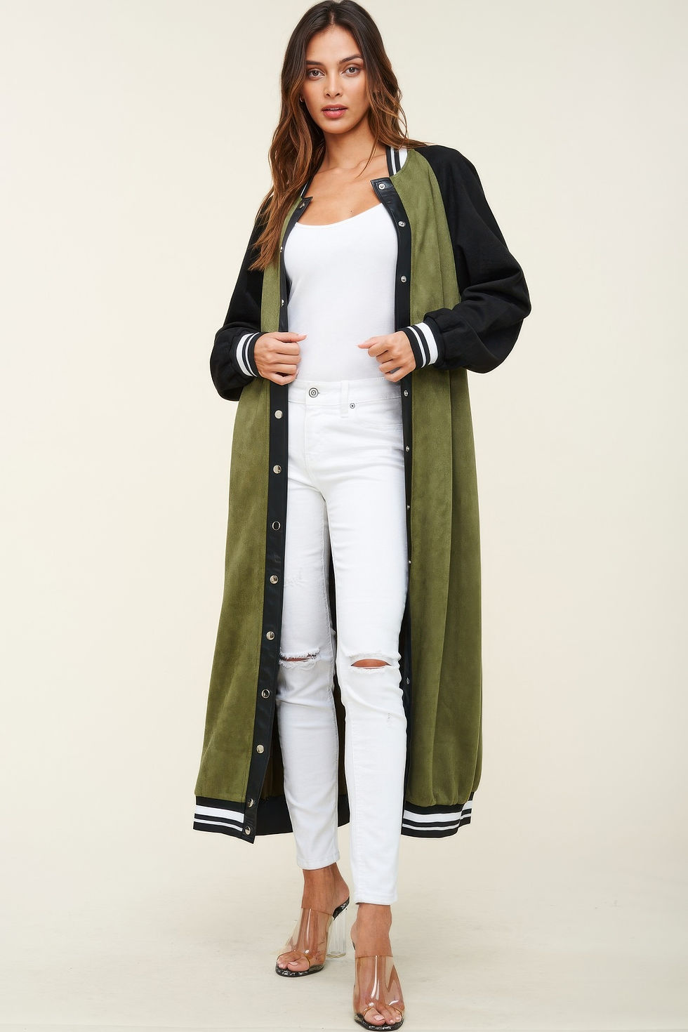 Thumbnail: Maxi Faux Suede Jacket