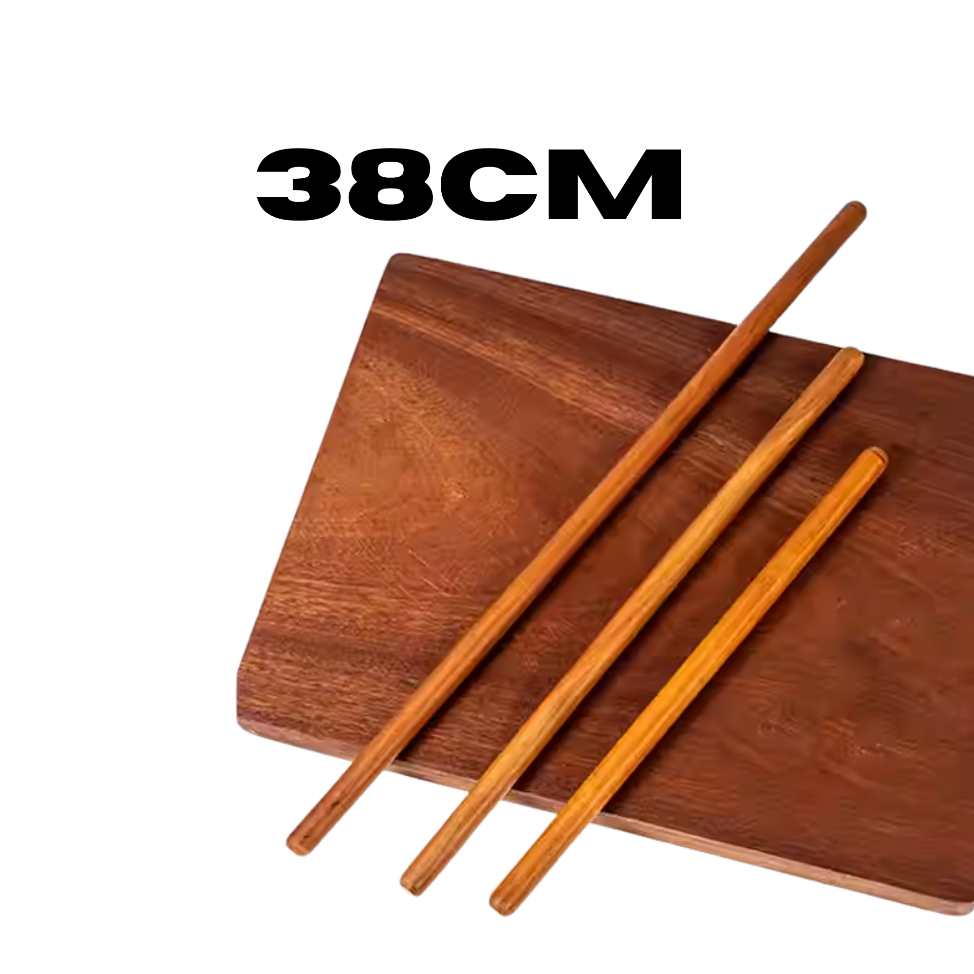枣木擀面杖 38cm (1件) / Dough Pressing Roller 38cm (1pc)