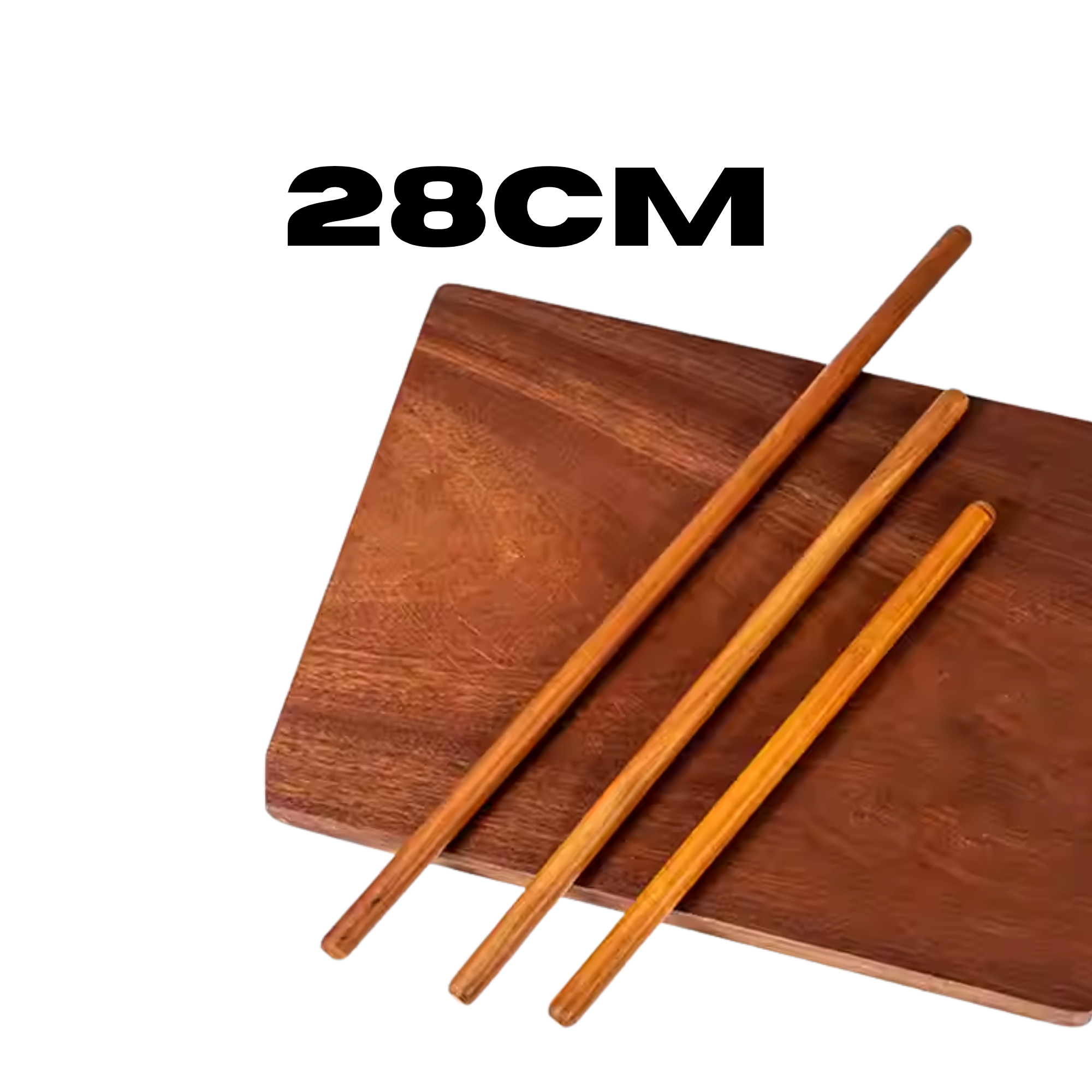 枣木擀面杖 28cm (1件) / Dough Pressing Roller 28cm (1pc)