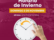 CAMBIO DE HORA ESTE DOMINGO