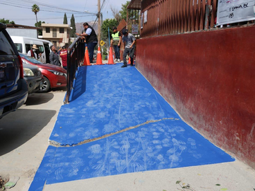 AVANZA GOBIERNO DE ISMAEL BURGUEĆO CON ACCIONES DEL PROGRAMA āTIJUANA: CIUDAD LIMPIAā EN LA DELEGACIĆN LA MESA