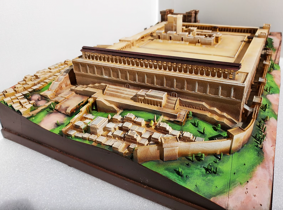 Thumbnail: Model of Jerusalem Second Temple- Small Size