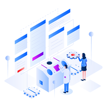 —Pngtree—data modeling isometric illustr
