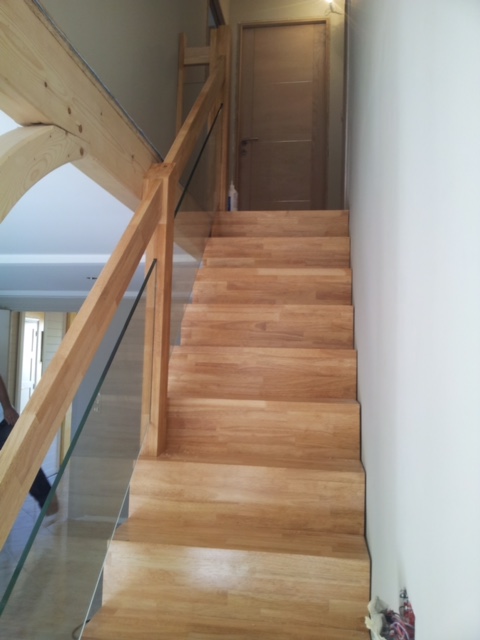 Escalier hévéa