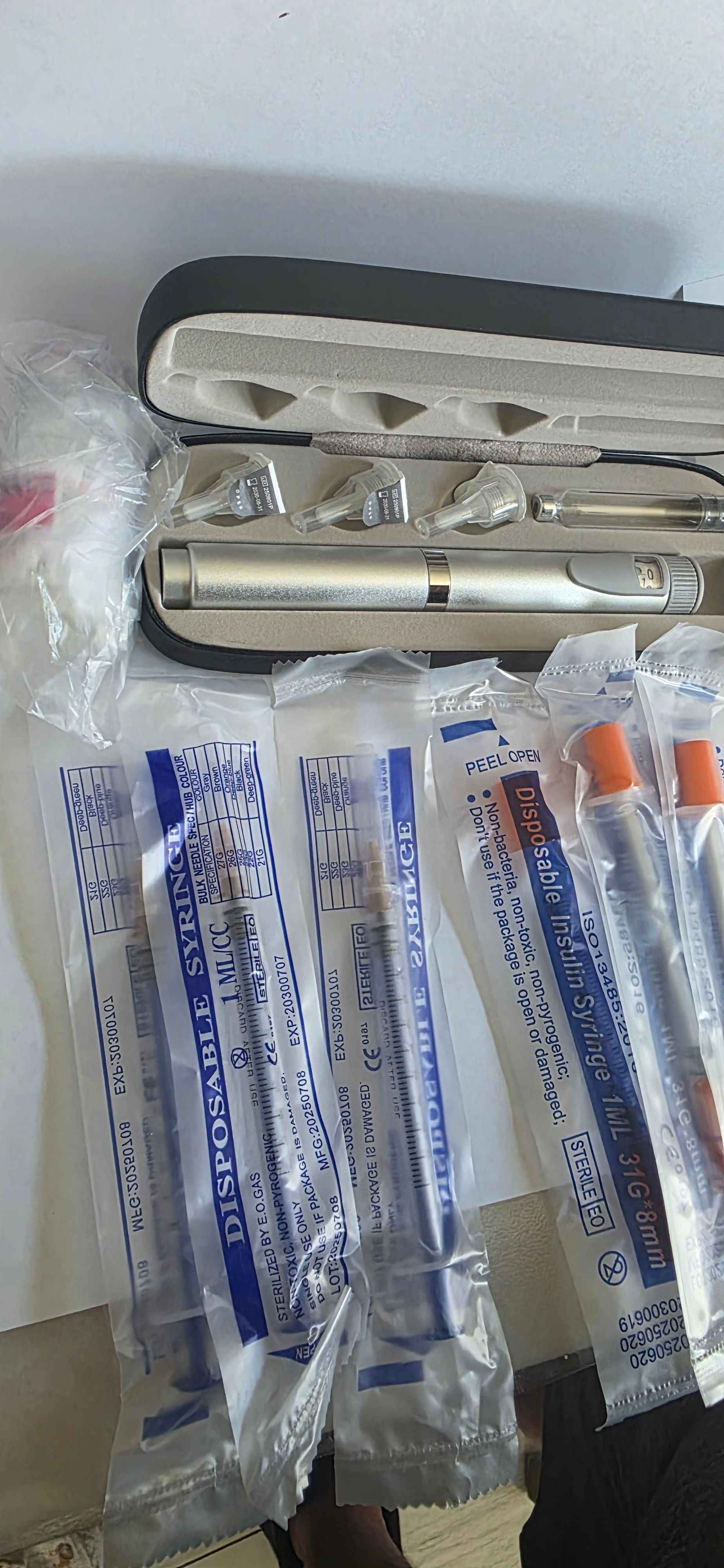 Peptide pen and BAC water