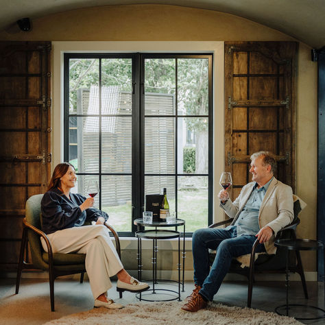 Wine tasting at Carrick winery 