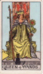 Queen of wands, symbols, meanings, and working with the queen