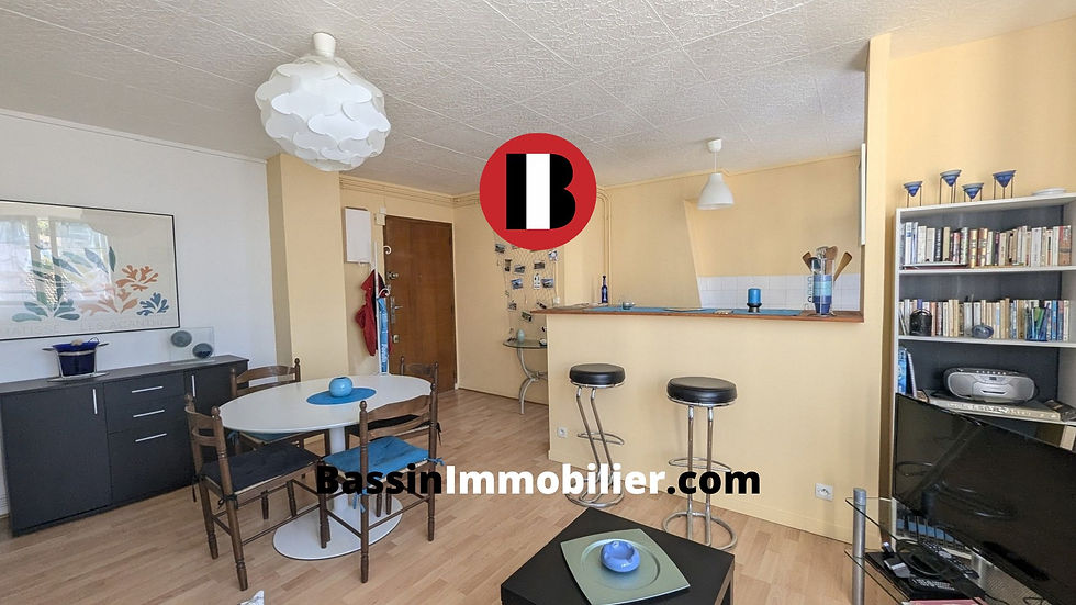 T2 avec vue sur la Ville d’Hiver – Centre-ville d’Arcachon - Agence Bassin Immobilier