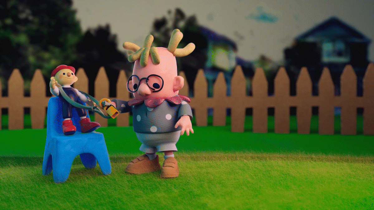 Clip from 3D animation Goal