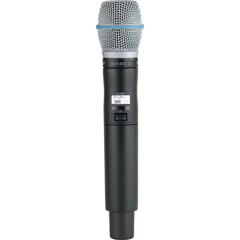 Shure ULXD2/B87 Handheld Transmitter with BETA 87C Microphone