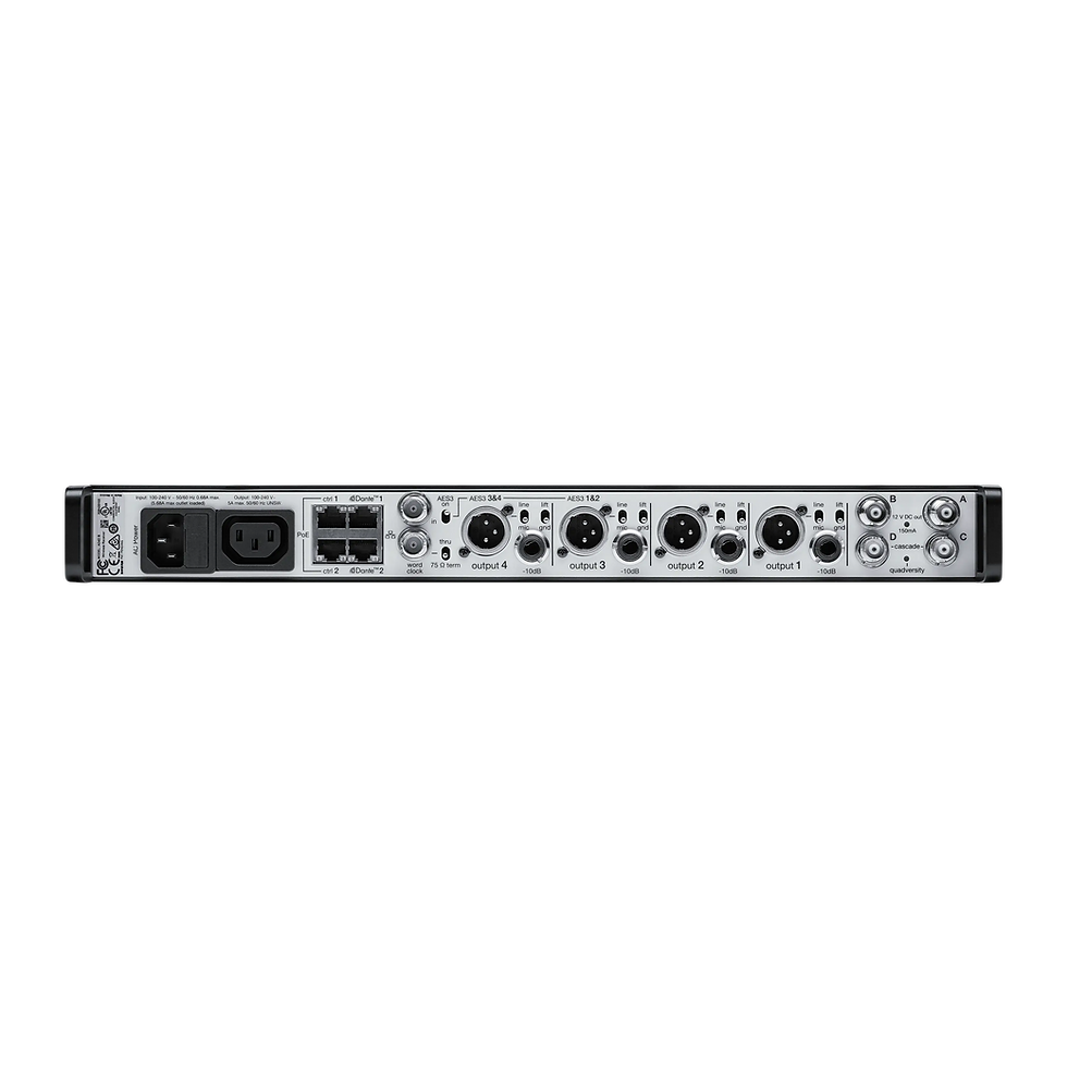 Thumbnail: Shure AD QUAD CH DC Rx L/PTS 750-960 MHz