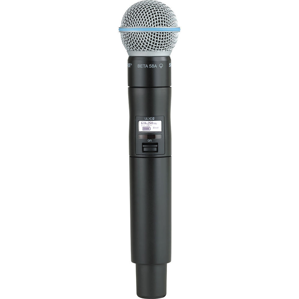 Shure ULXD2/B58 Handheld Transmitter with BETA 58A� Microphone