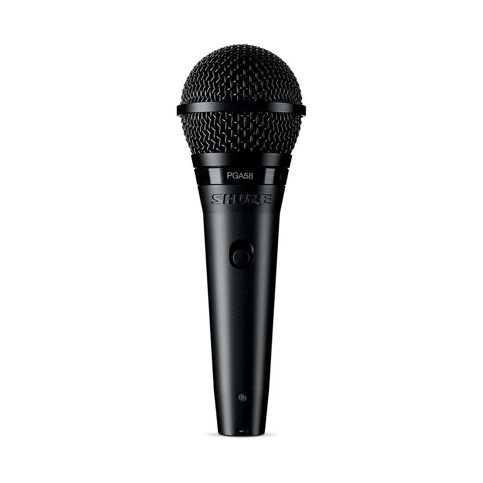 Shure PGA58-QTR Cardioid dynamic vocal microphone-XLR-QTR cable