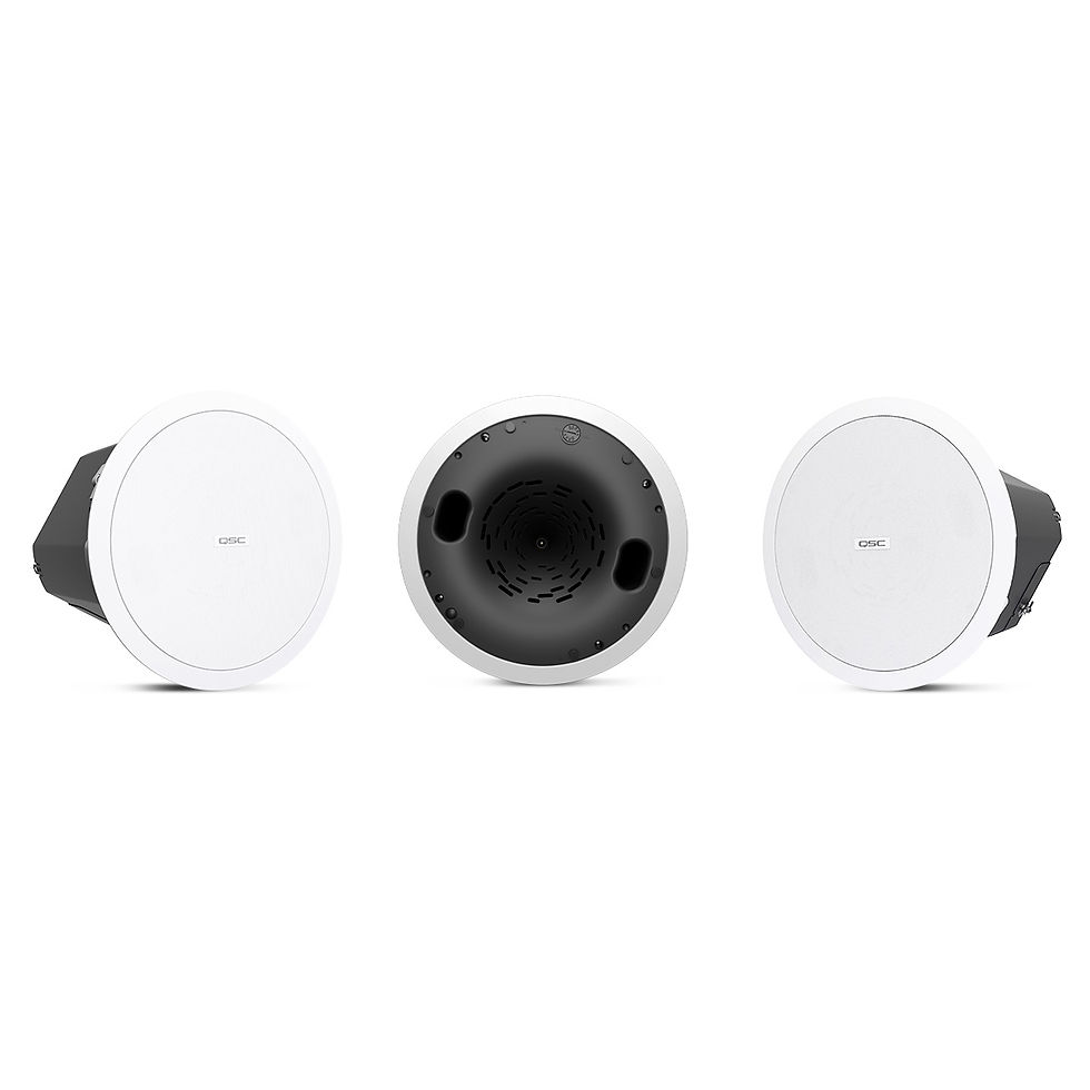 QSC 6.5" Two-way high ceiling, blind mount ceiling speakers