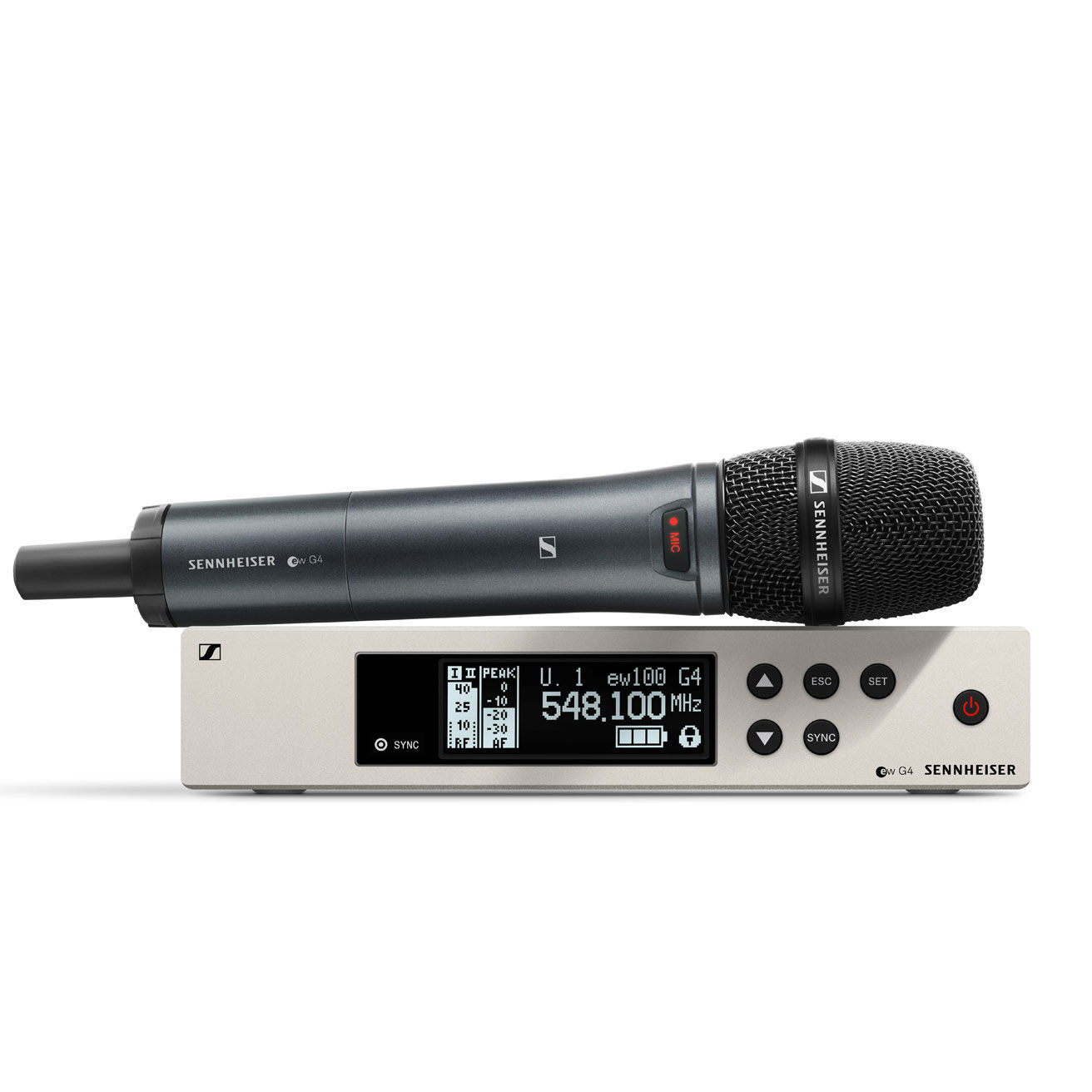 Sennheiser EW 100 G4-945-S-G Wireless vocal set, frequency: G (566 - 608 MHz)
