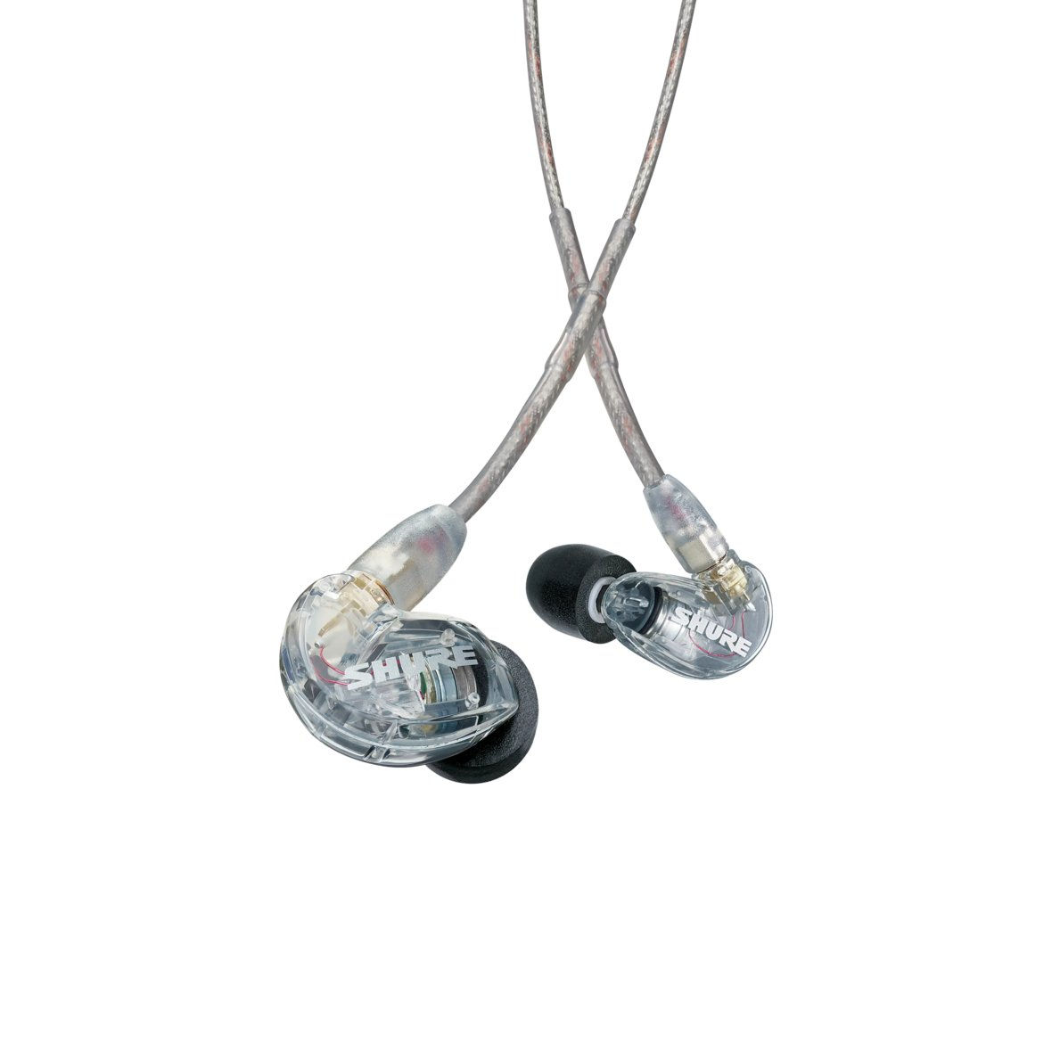 Shure SE215CBL Sound Isolating Earphones with Dynamic MicroDriver Cable (Clear)