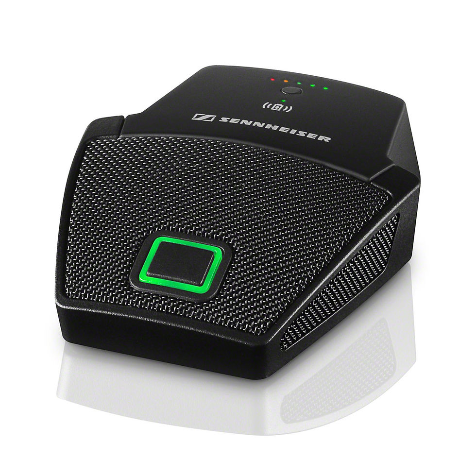 Thumbnail: Sennheiser SL BOUNDARY SET DW-4 US SpeechLine Digital Wireless microphone set.