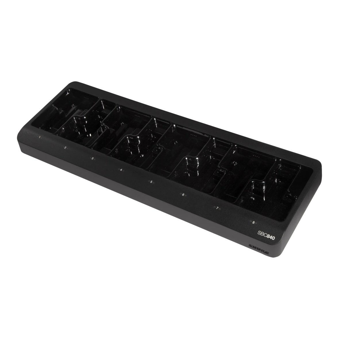 Shure SBC840-PS 8-bay, networked, battery-only tray charger (SB910 and SB920)