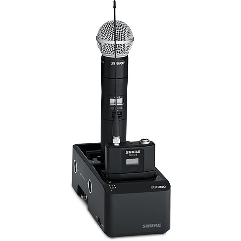 Thumbnail: Shure SBC220-PS 2 Bay Networked Docking Station