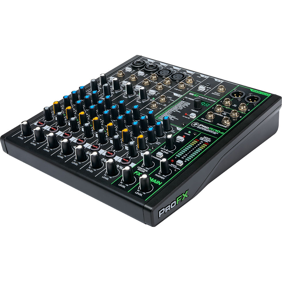 Miniatura: Mackie ProFX10v3 10 Channel Professional Effects Mixer with USB