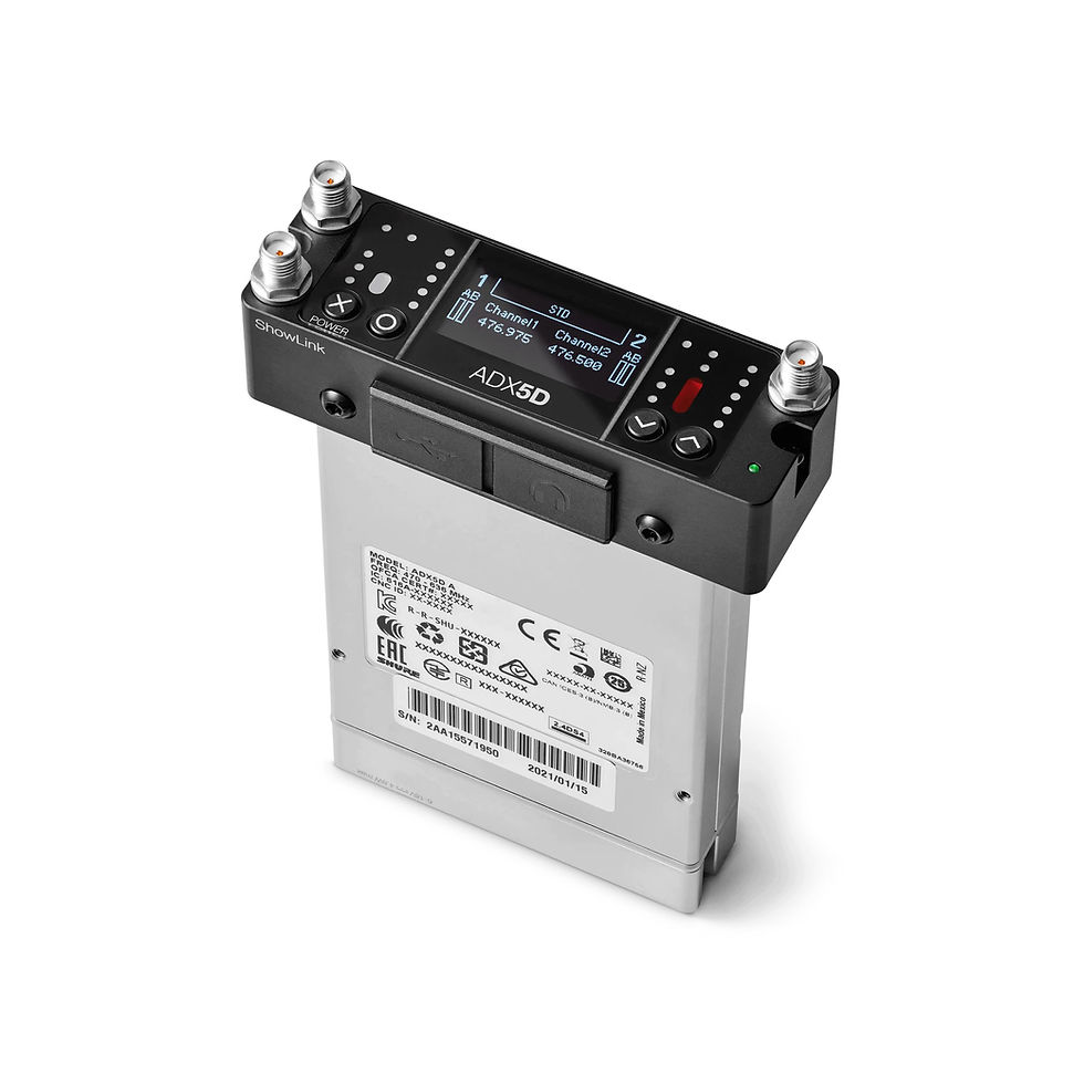 Thumbnail: Shure ADX5D Portable Receiver, 470-636MHz
