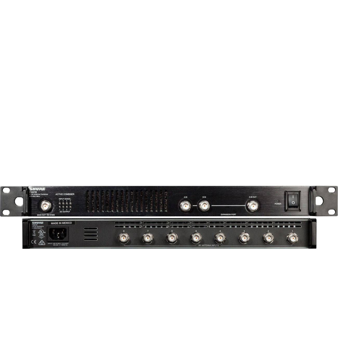 Shure PA821B Eight-channel Antenna Combiner, 865-960 MHz