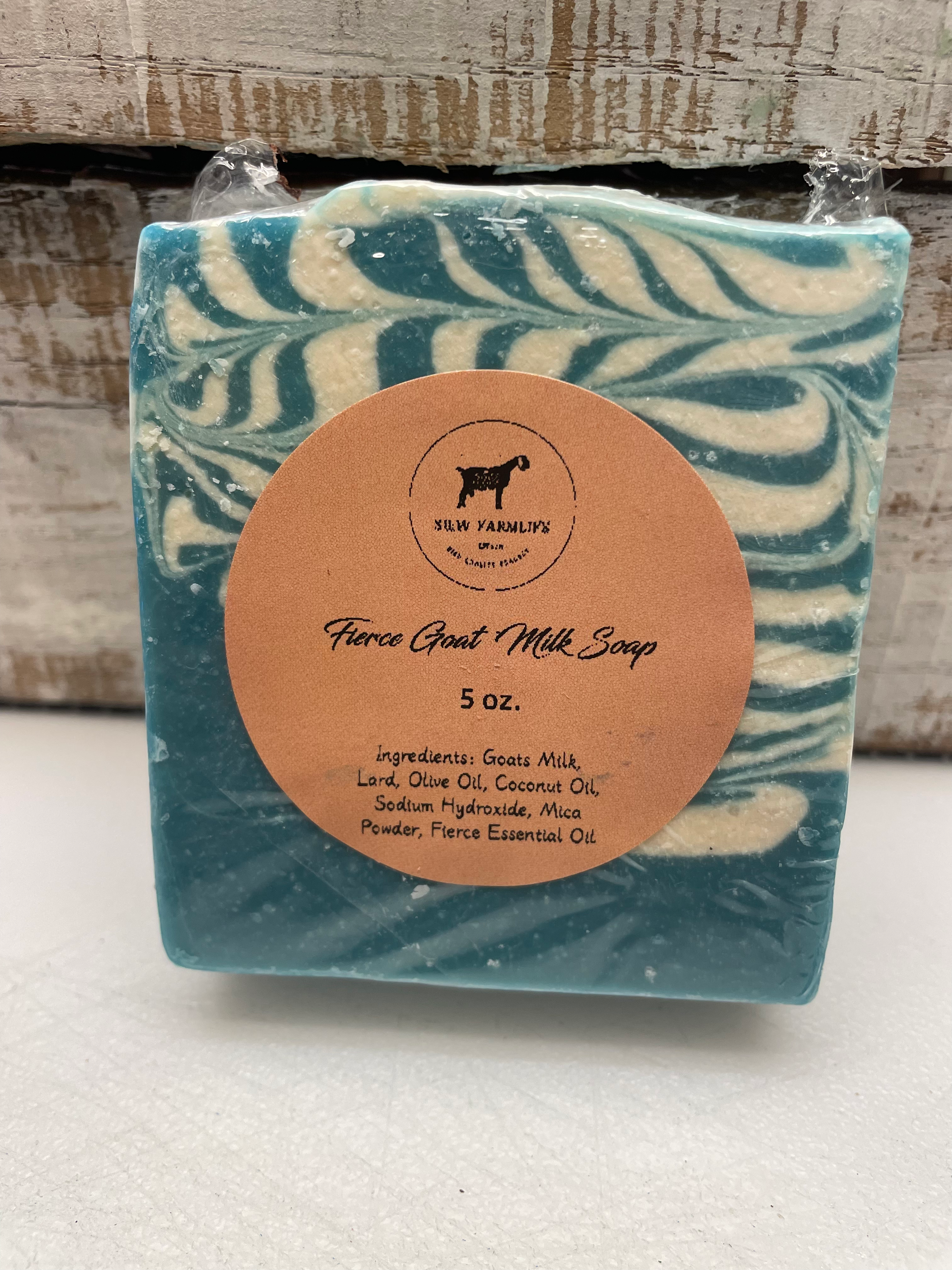 5 oz. Fierce Type Scented Goats Milk Soap