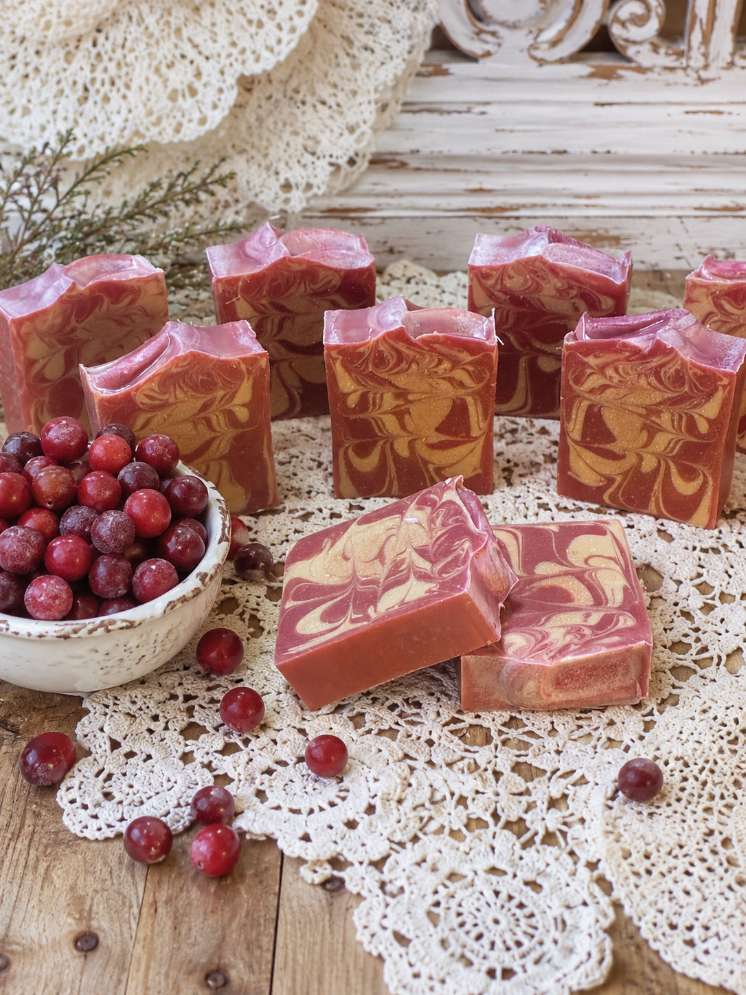 Cranberry Spice goat Milk Soap-5 oz