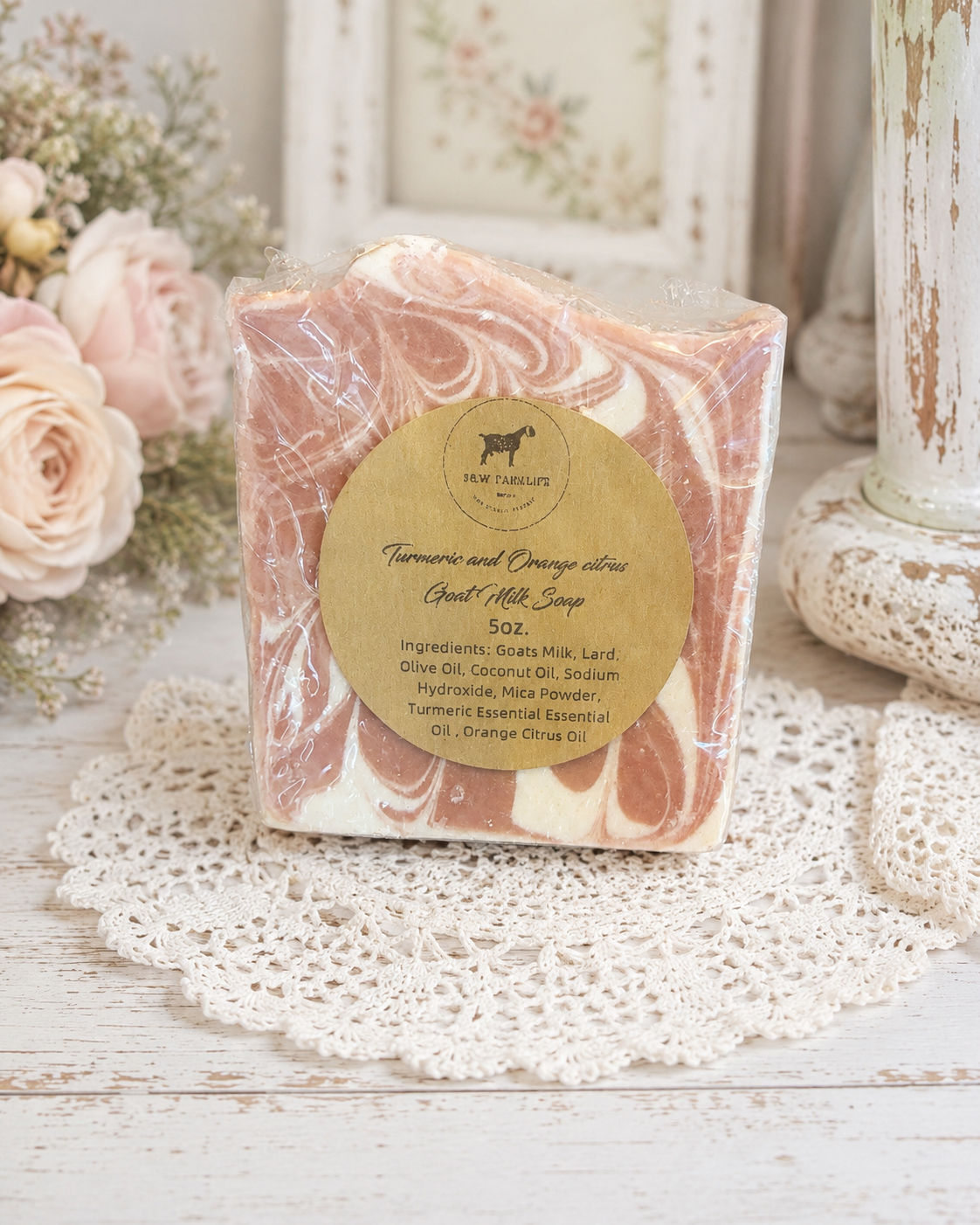 Turmeric Goat Milk Soap-5oz.