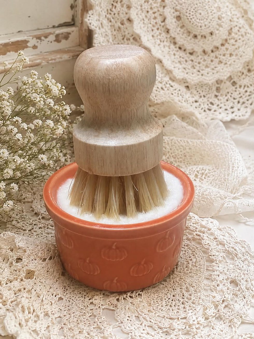 Goat Milk Dish Soap with Brush