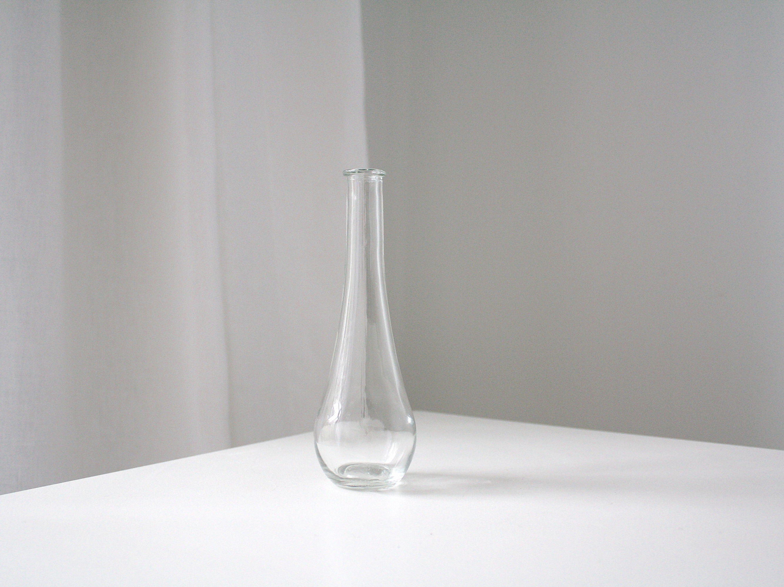 Bud Vase Glass Teardrop