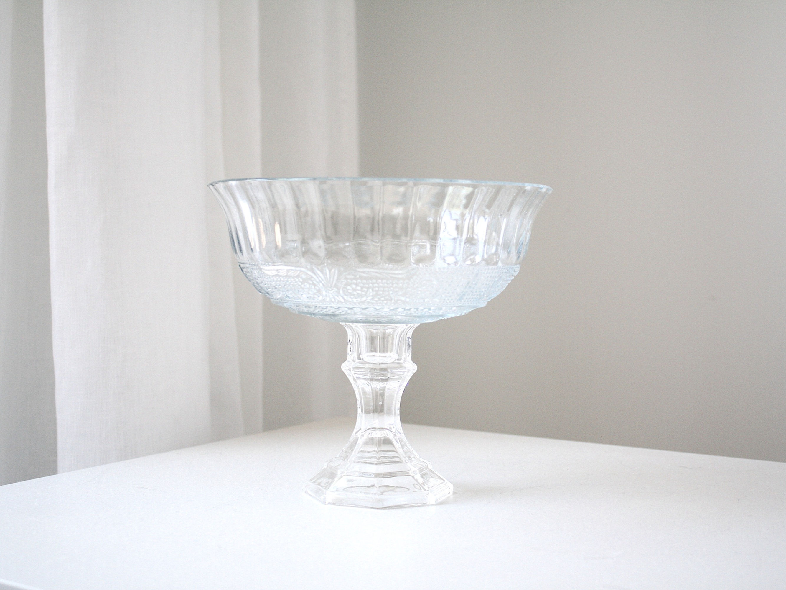 Vase Glass Pedestal