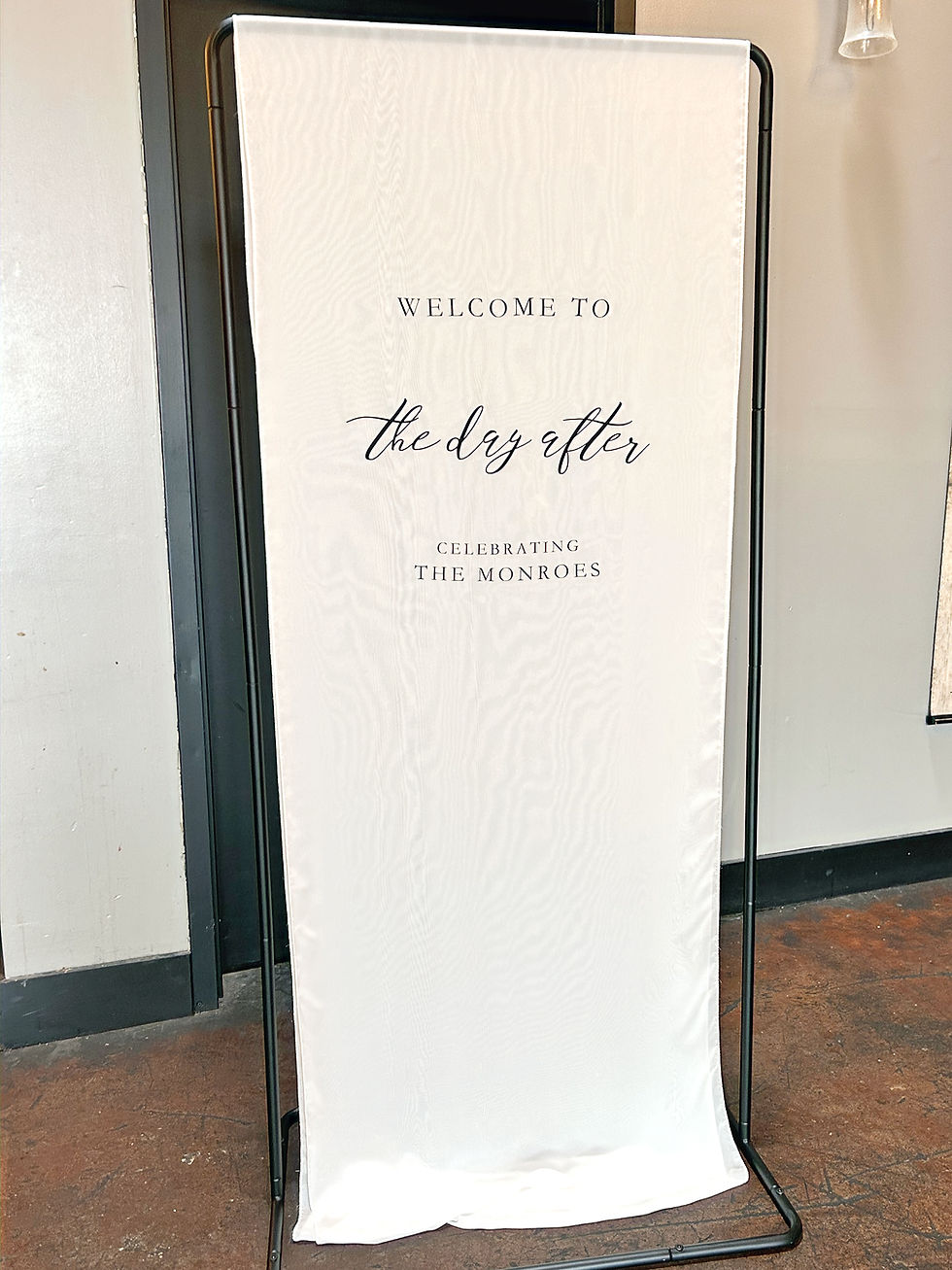 Thumbnail: Custom Fabric Sign