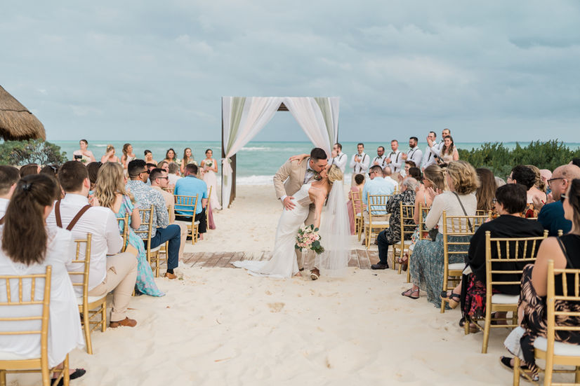 A seaside wedding