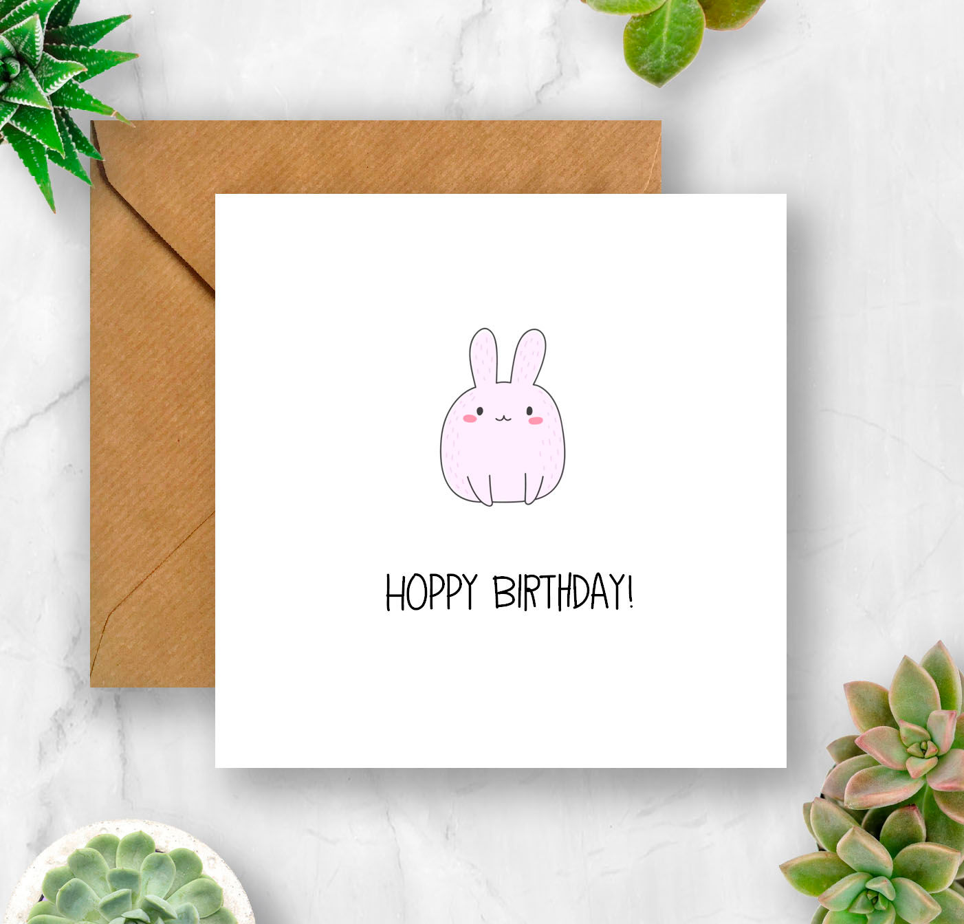Hoppy Birthday Card