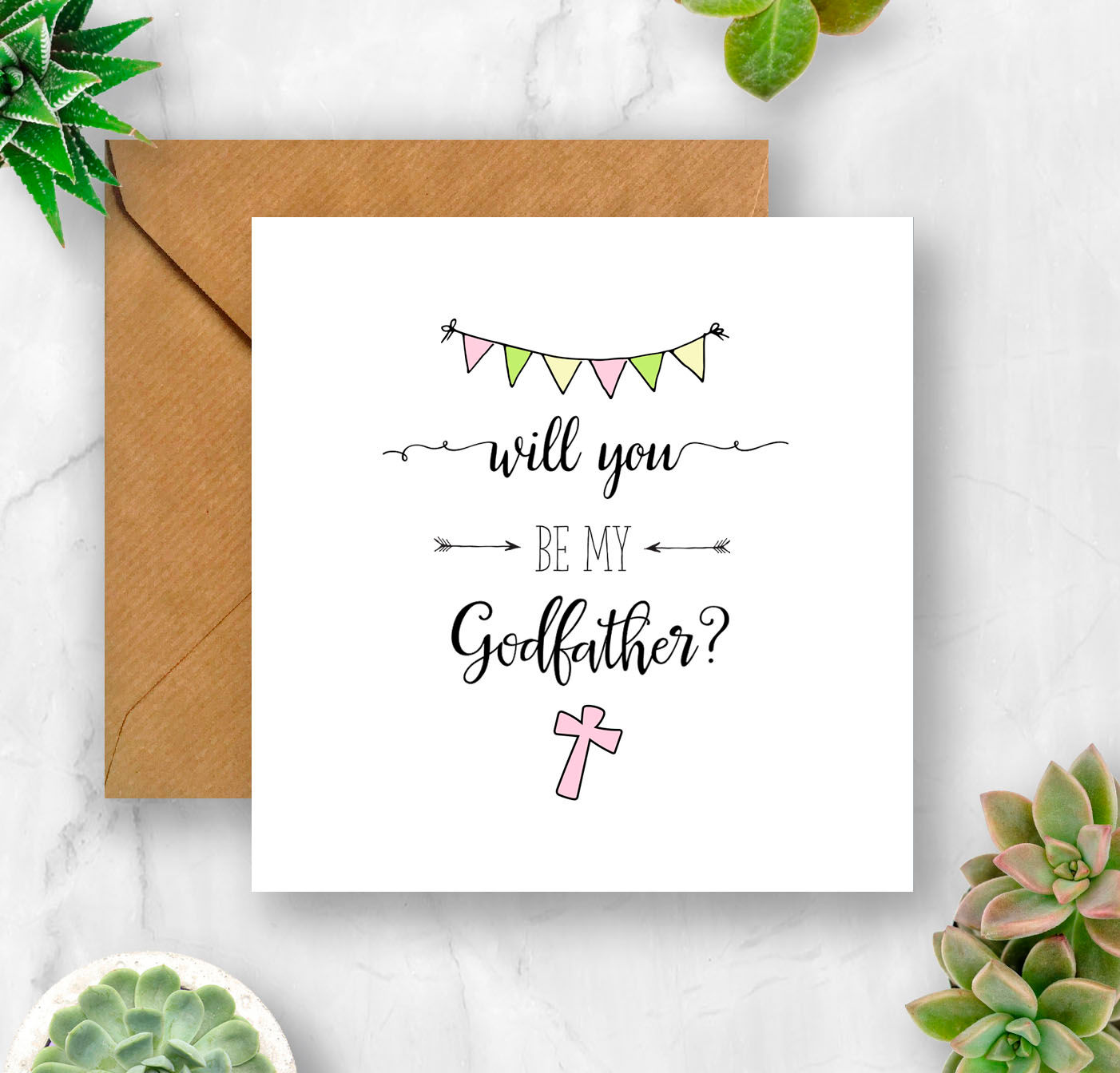 Will You Be My Godfather? Card