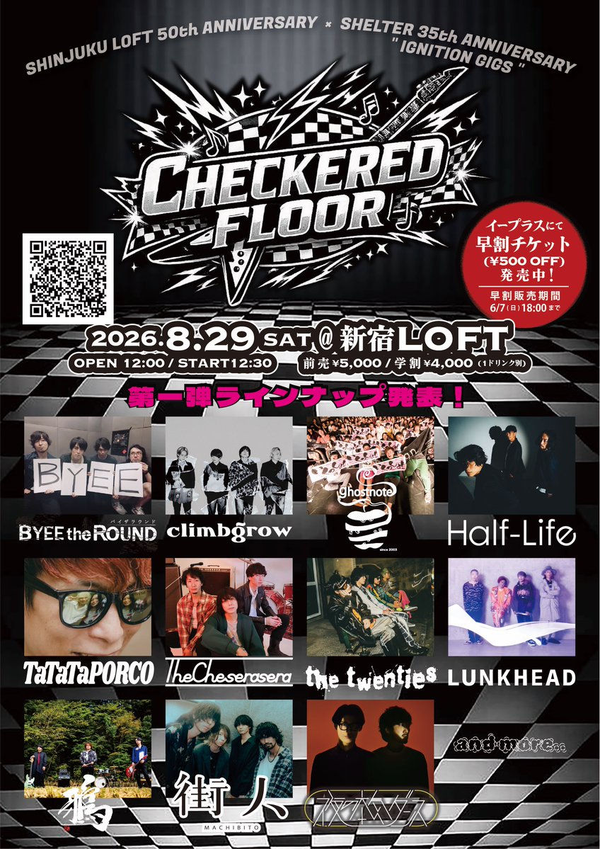 【CHECKERED FLOOR】