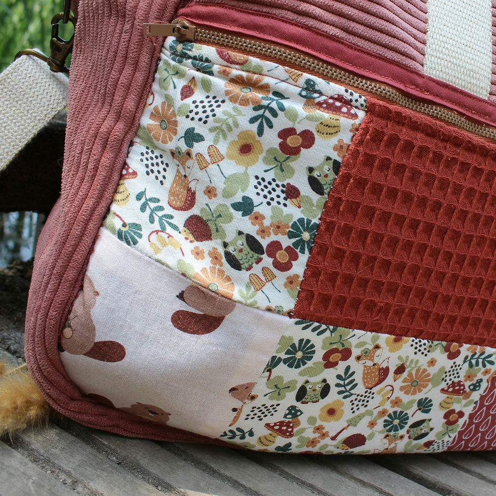 Miniature :  Sac à langer multi rangement- Forêt 