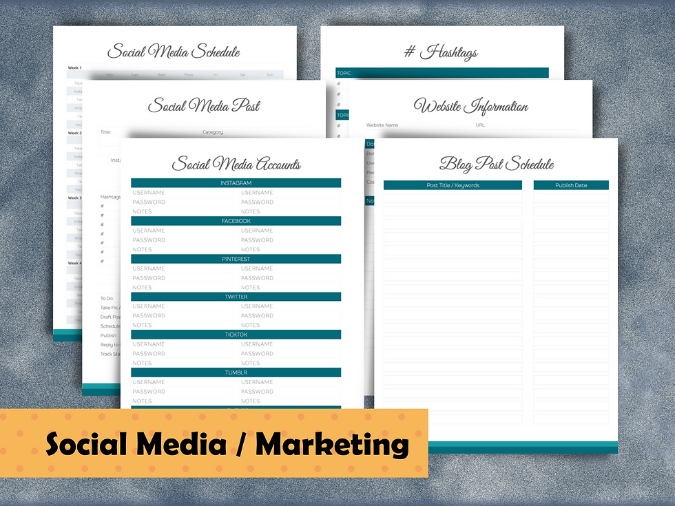Thumbnail: Bakery Management Forms - Printable PDFs