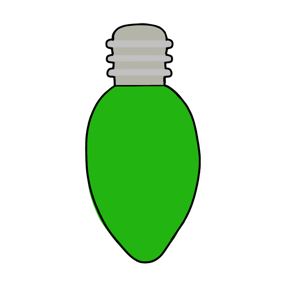 Christmas Light Cookie Cutter