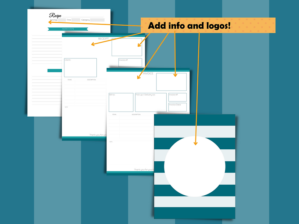 Thumbnail: Bakery Management Forms - Printable PDFs