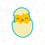 Thumbnail: Easter Egg Chick  Cookie Cutter