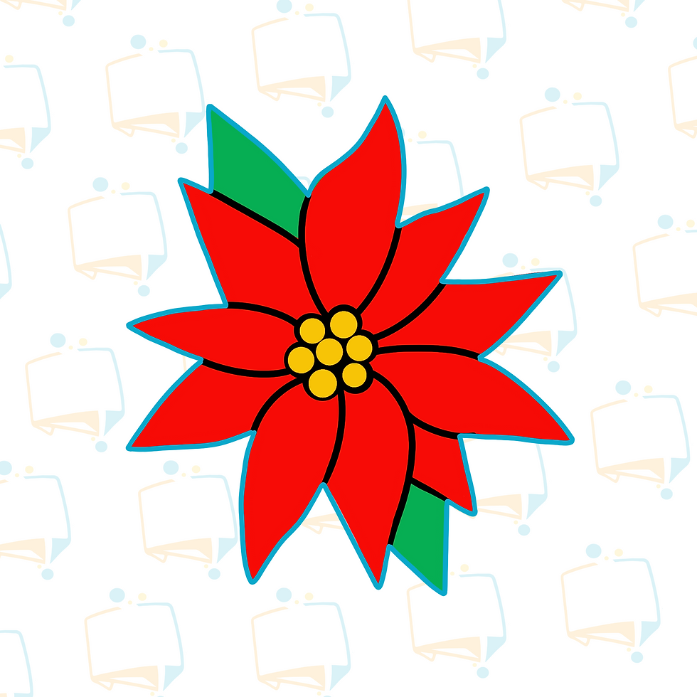 Poinsettia Cookie Cutter