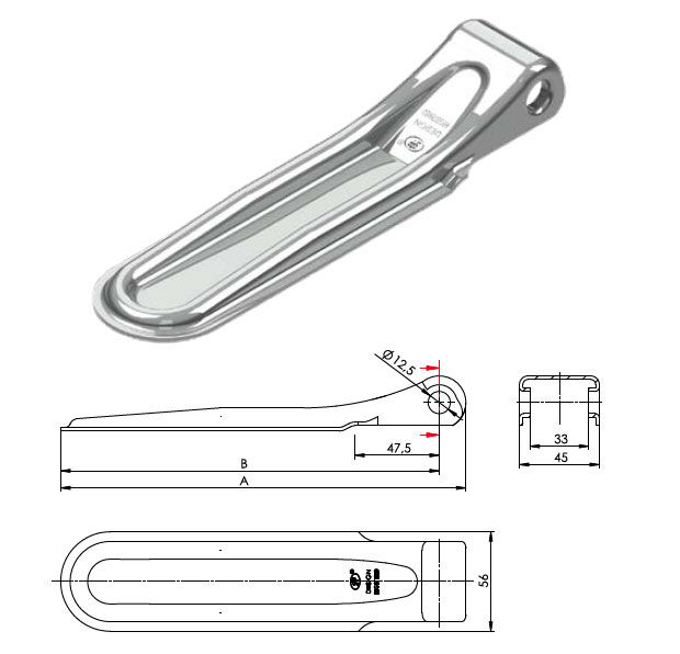 Miniatură: Balama remorca tip placa SPP