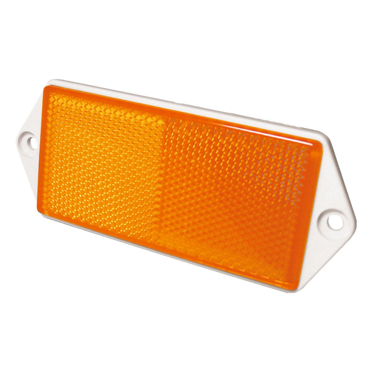 Catadioptru dreptunghiular cu suruburi 103*40mm galben RUNKIT