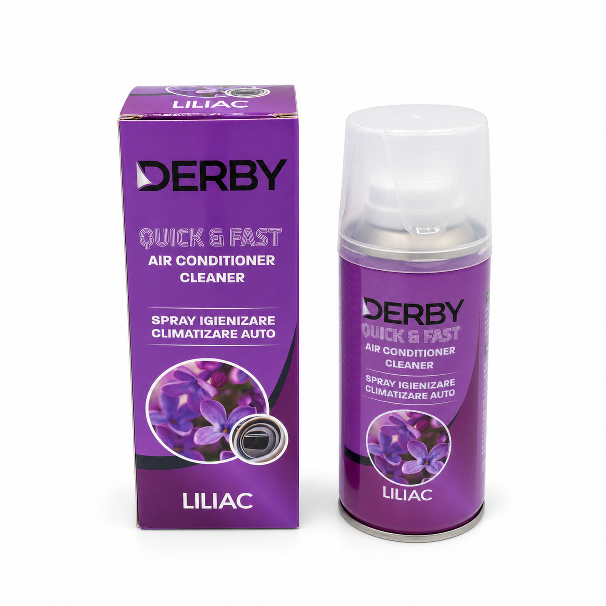 Spray igienizare climatizare auto liliac 150 ml DERBY