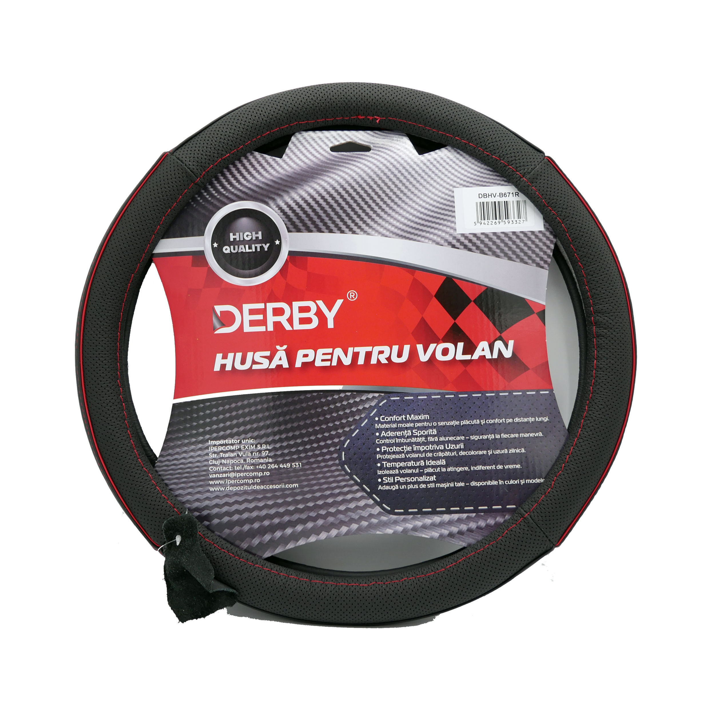 Husa volan piele DERBY