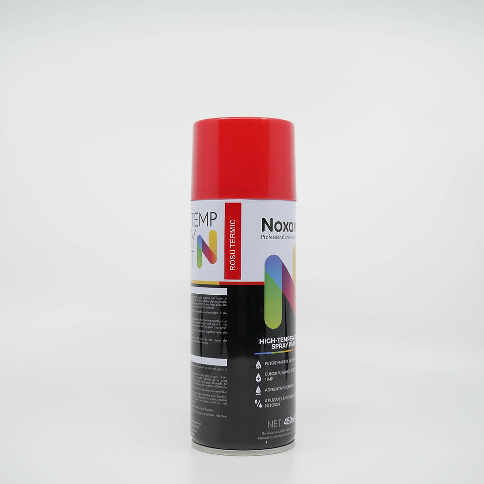 Miniatură: Vopsea spray rezistenta la temp. inalta Rosu 450ml NOXARO