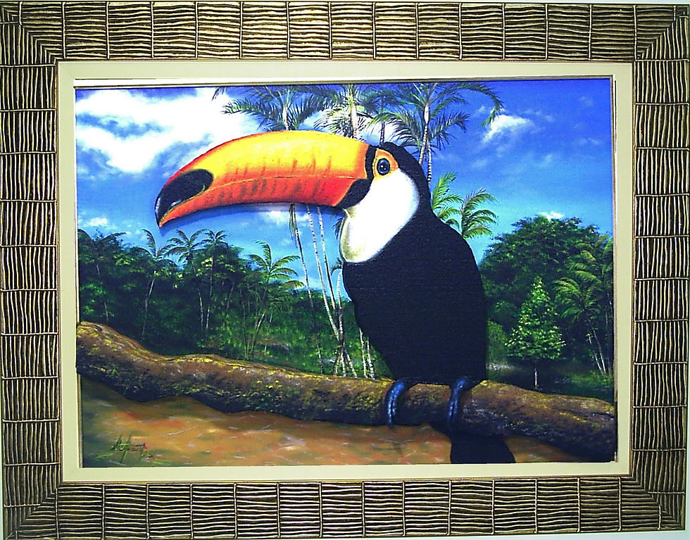 TUCANO DE ISOPOR