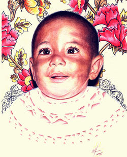 ROSTO LÁPIS AQUARELA
